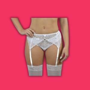 Kit Calcinha e Cinta Liga