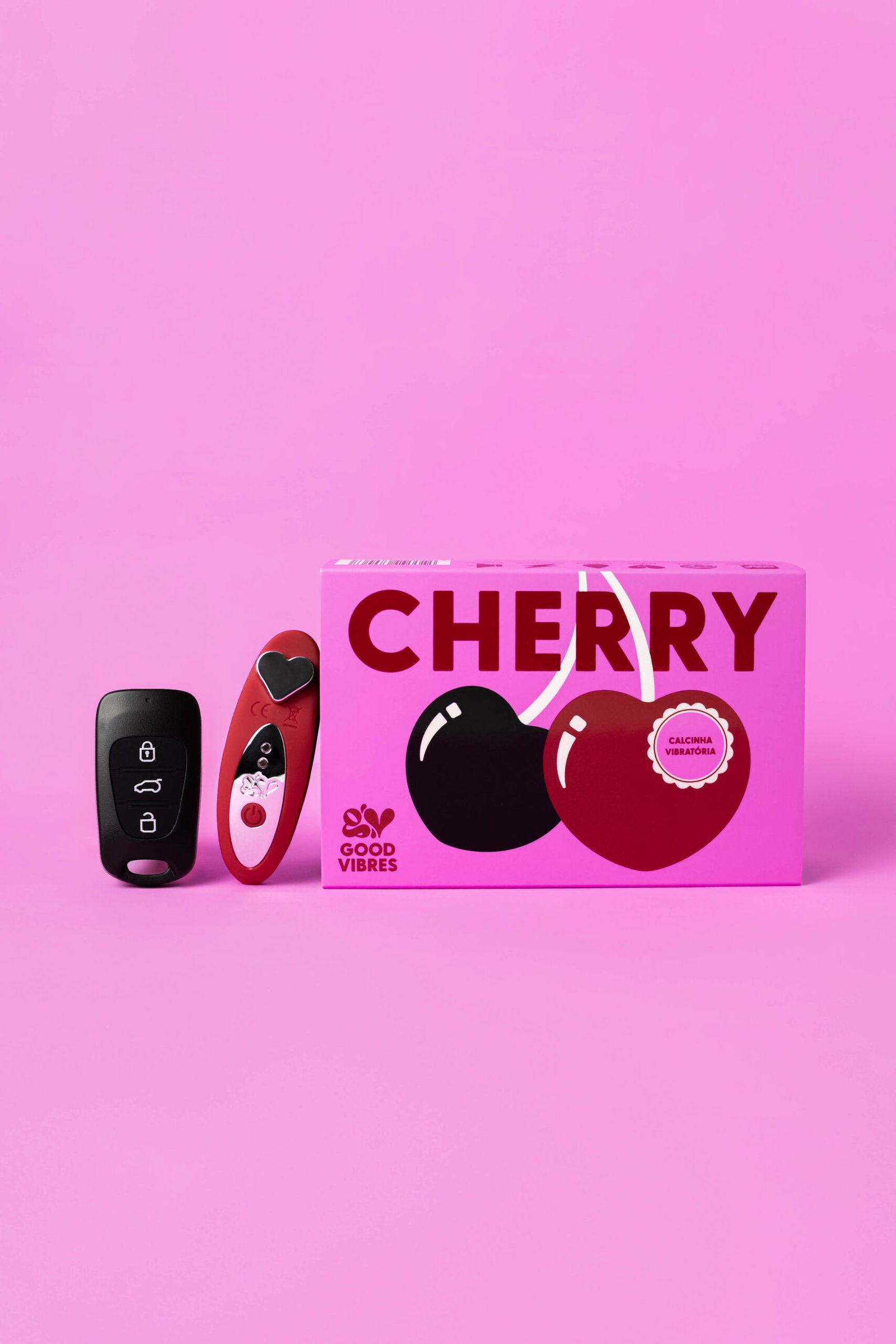 Cherry - calcinha vibratória com controle de carro e app
