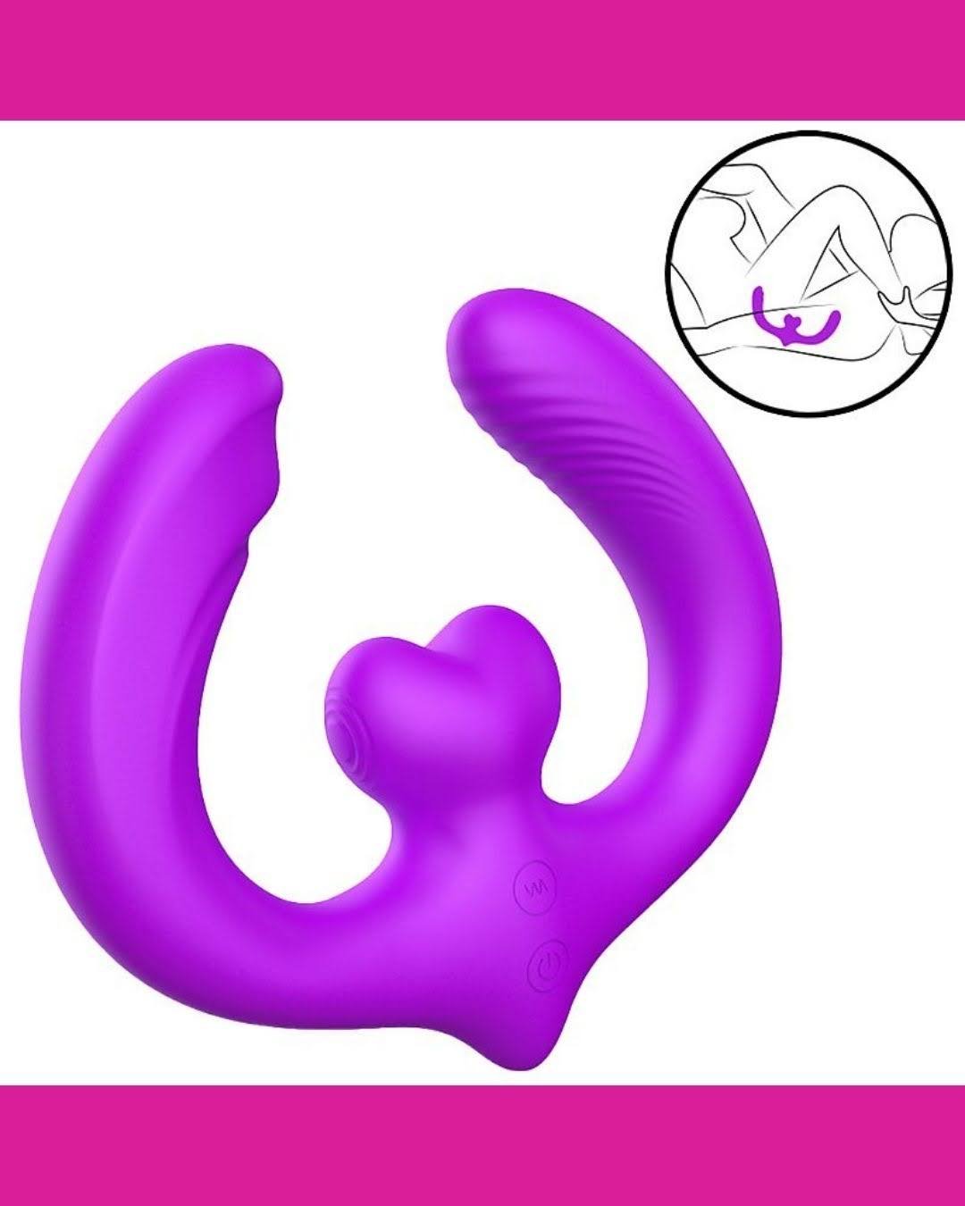Vibrador de Clitóris e Ponto G duplo - Amanda - Imagem 4