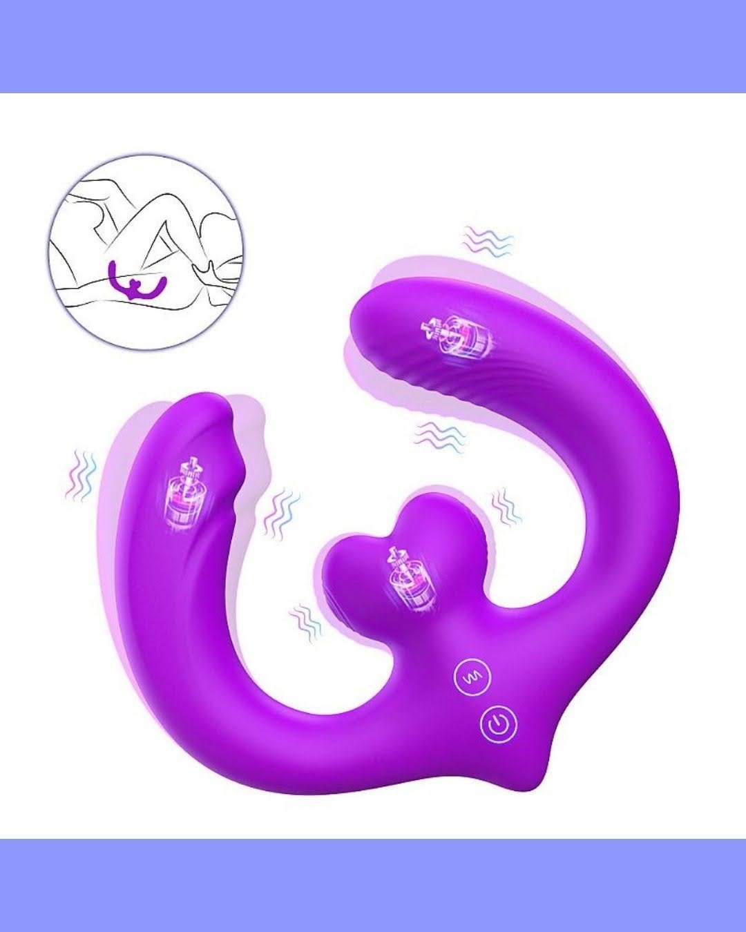 Vibrador de Clitóris e Ponto G duplo - Amanda - Imagem 2