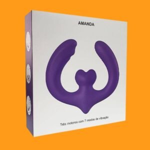 Vibrador de Clitóris e Ponto G duplo - Amanda