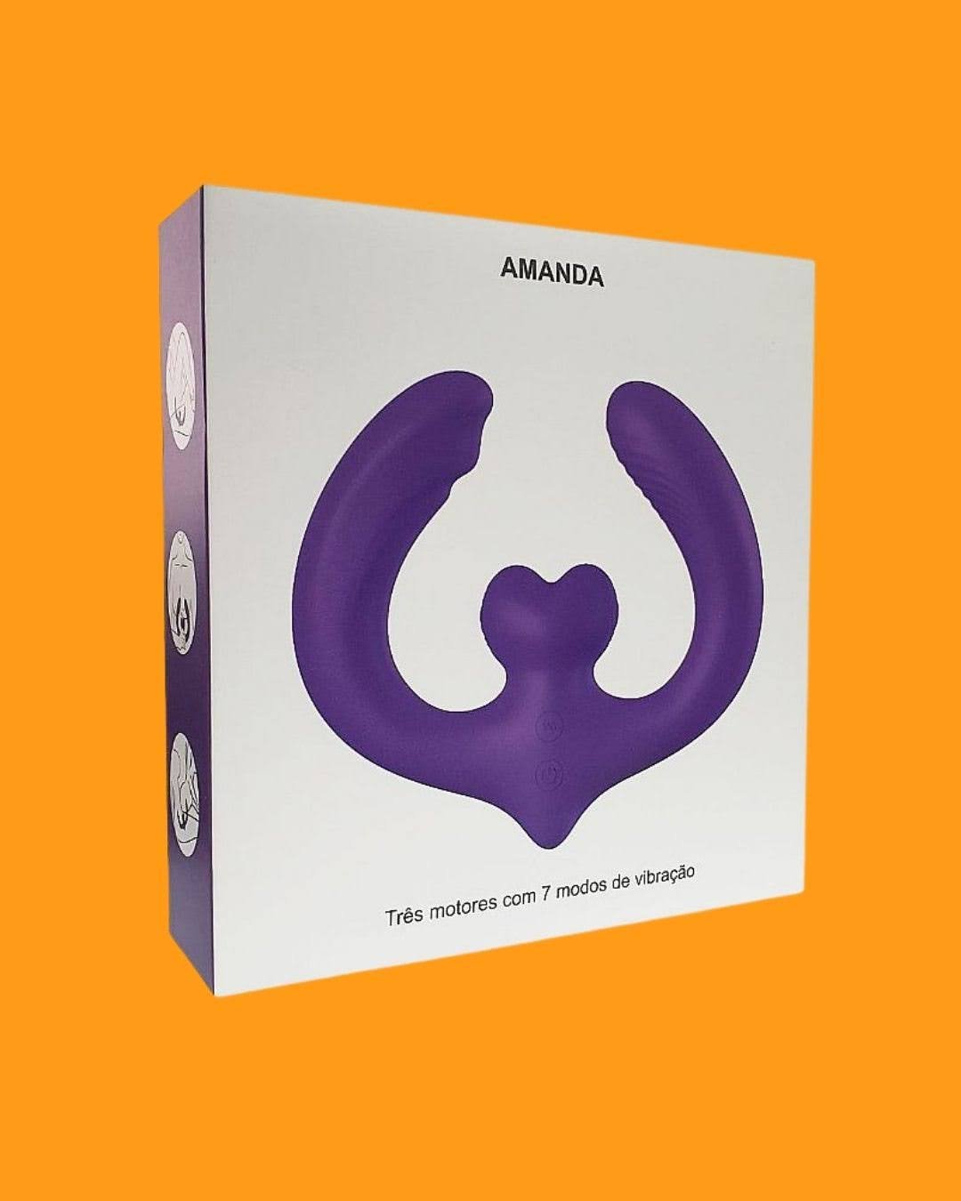Vibrador de Clitóris e Ponto G duplo - Amanda