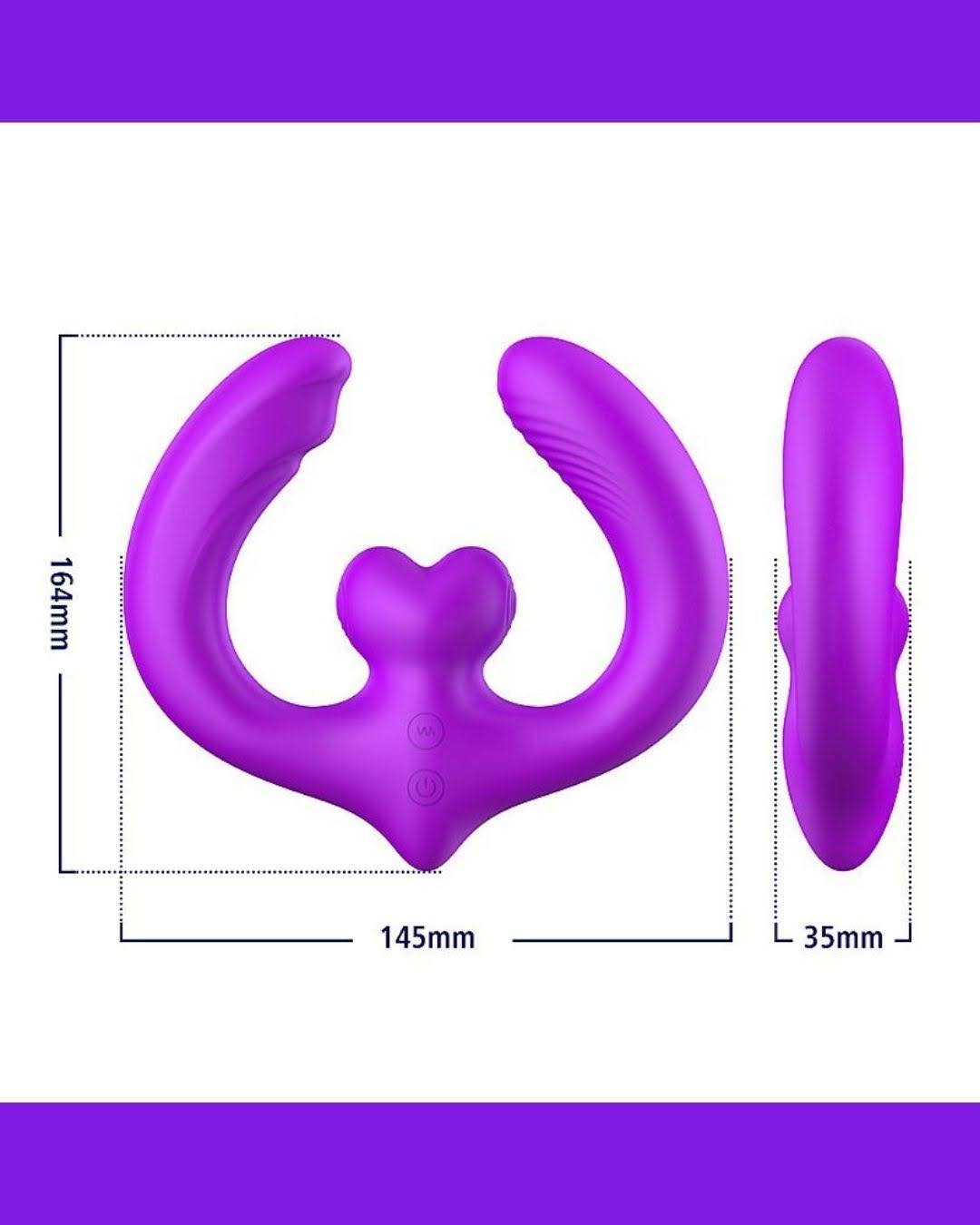 Vibrador de Clitóris e Ponto G duplo - Amanda - Imagem 9