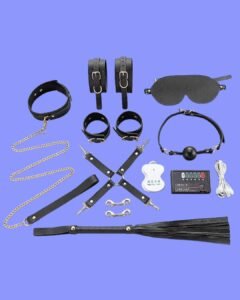 Kit com 8 Itens de Sado Com Função de choque elétrico - SI