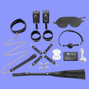 Kit com 8 Itens de Sado Com Função de choque elétrico - SI