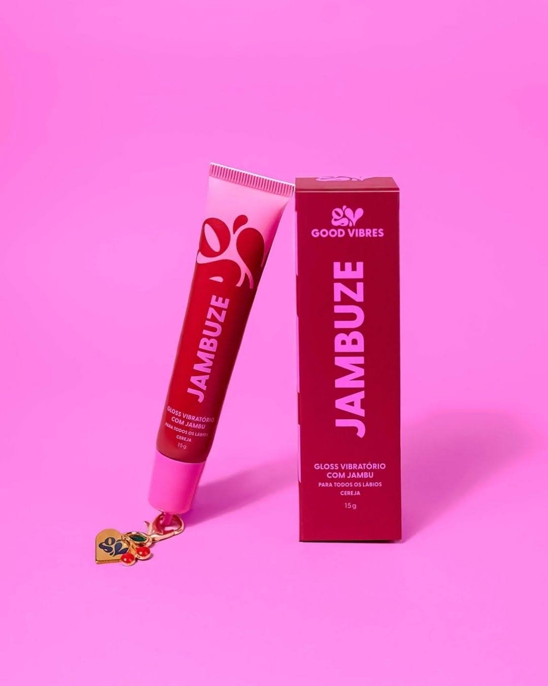 Jambuze Gloss Vibratório com Jambu sabor Cereja - Imagem 8